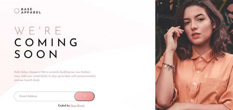 Squarespace Fashion Coming Soon Page