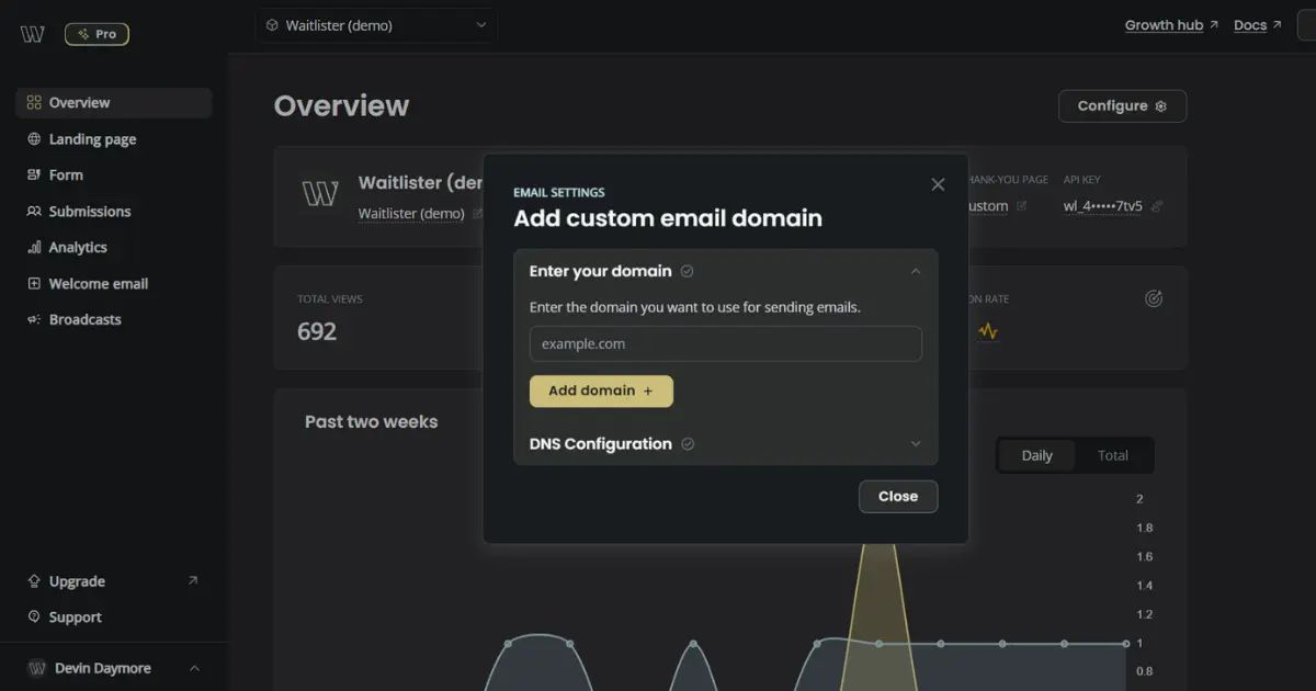 Custom Email Domain Support - image 2