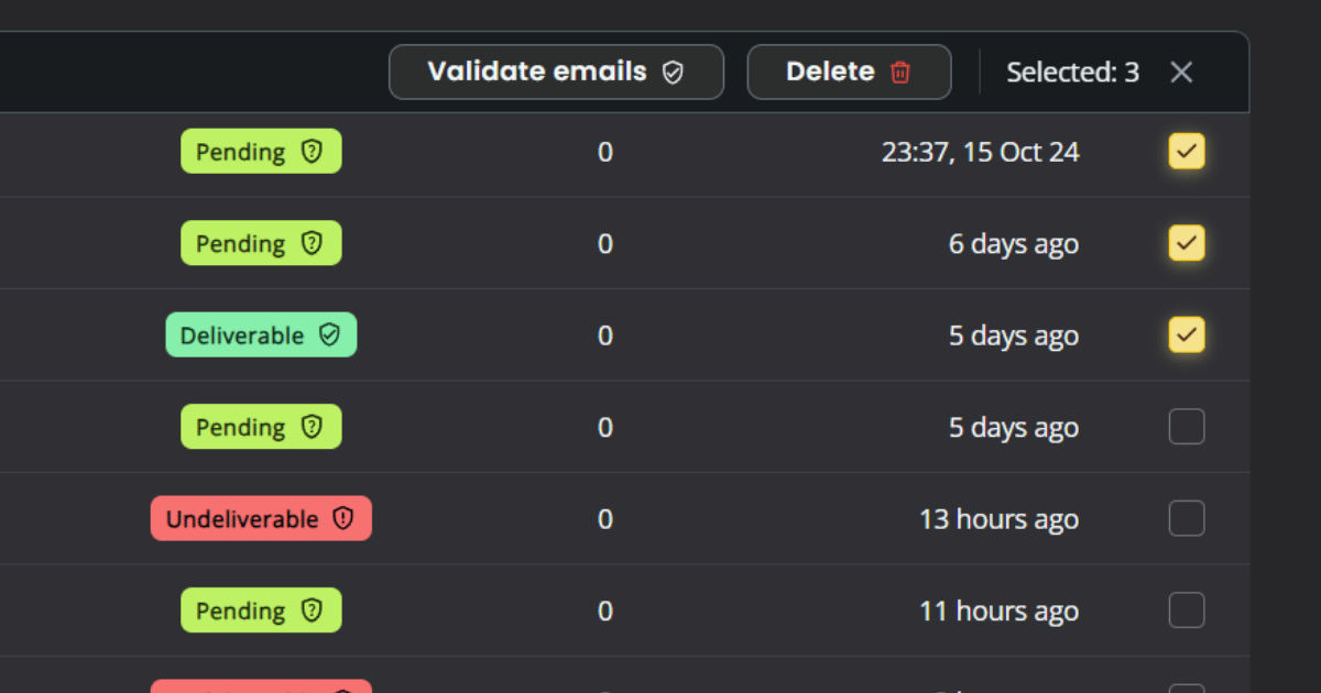 Email Validation for Sign-ups