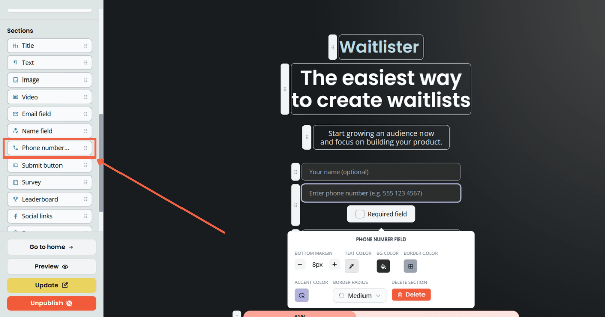 Phone Number Field - image 2