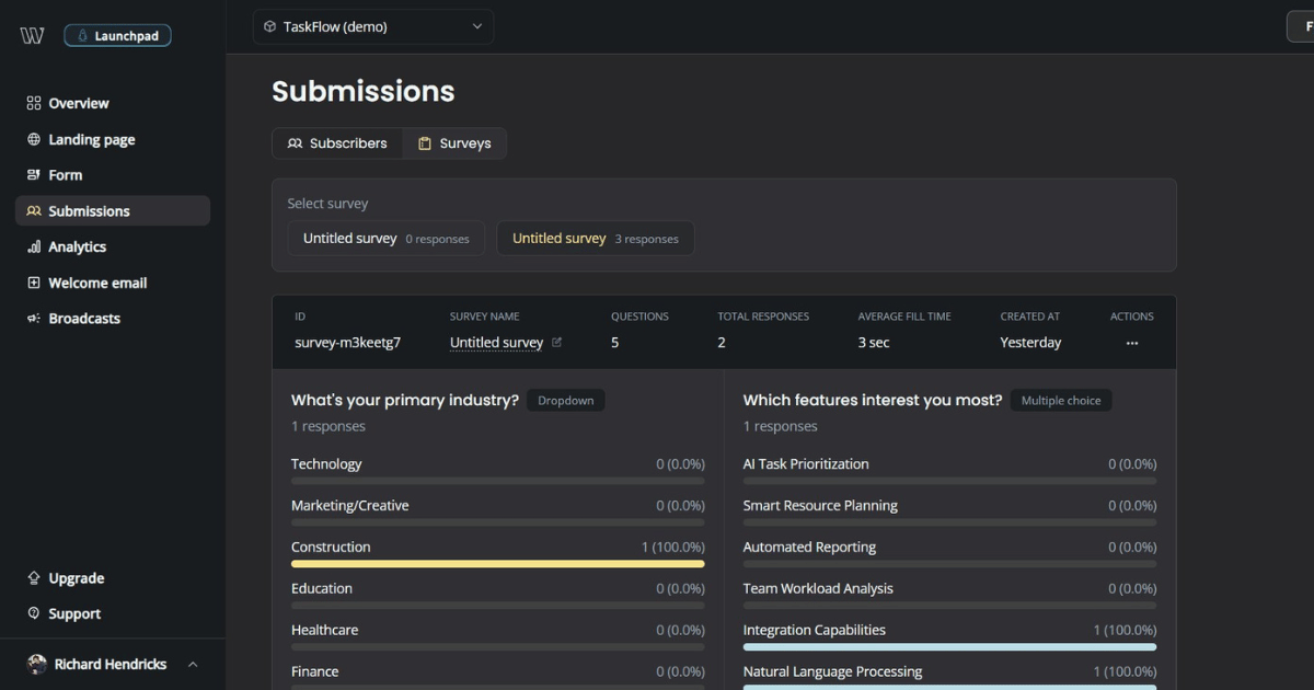 Pre-signup Surveys for Waitlists - image 2