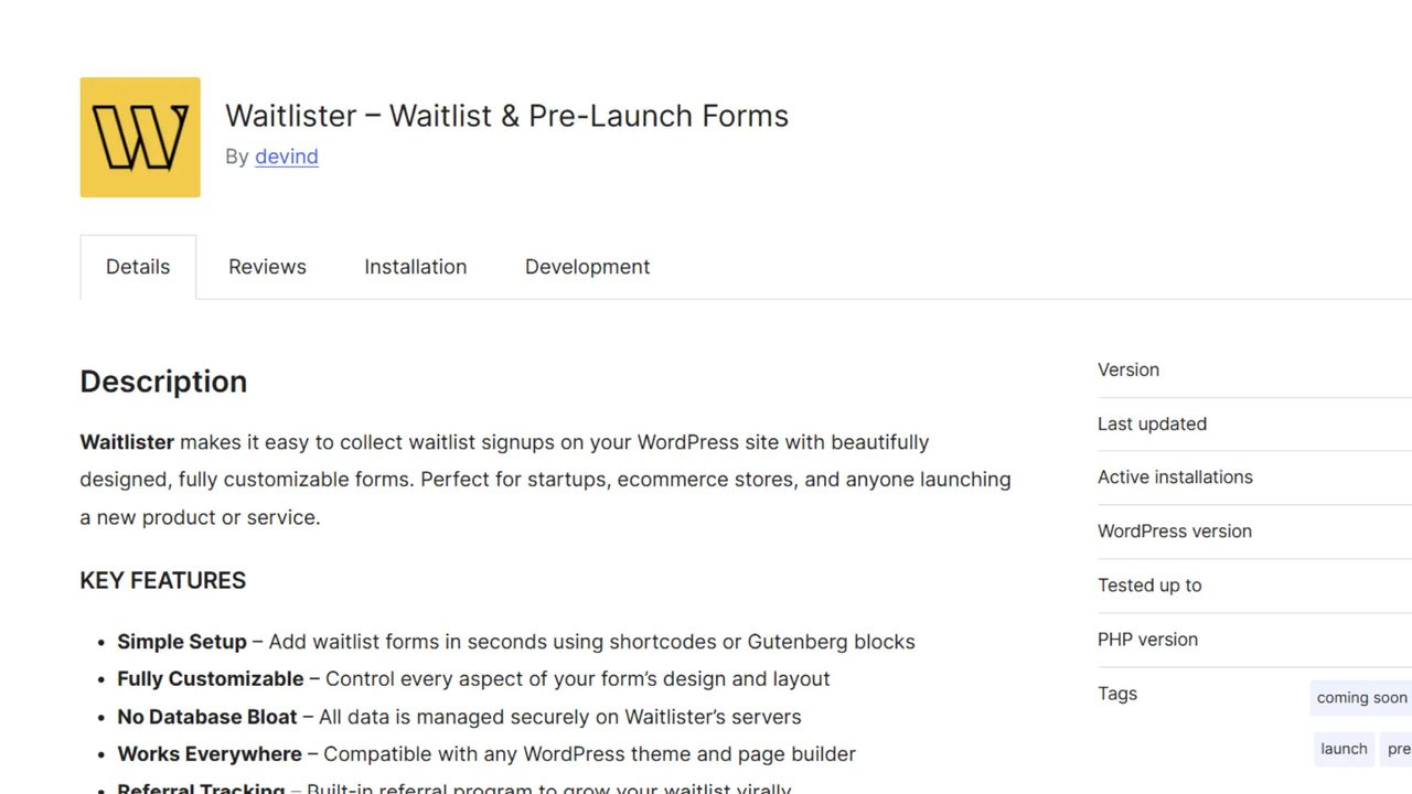 WordPress Plugin: Install from WordPress.org