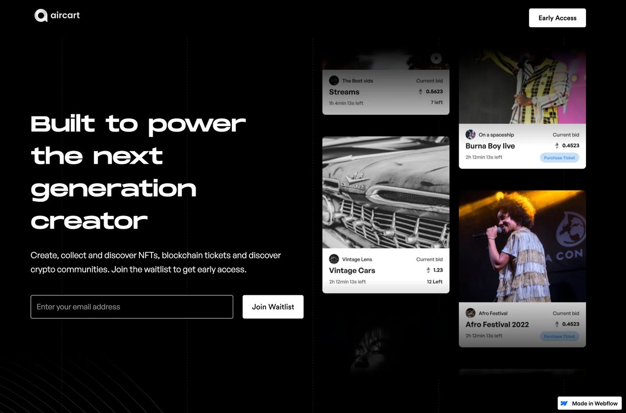 Visual-First Product Reveal coming soon page