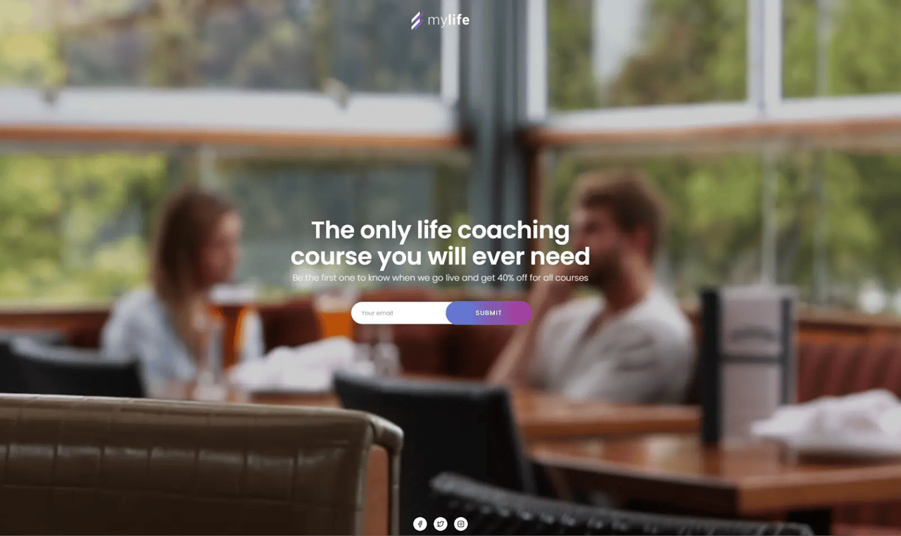 Professional SaaS Launch coming soon page